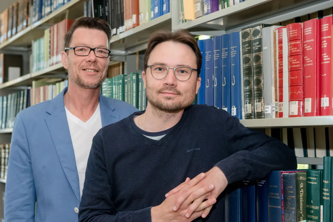 Porträt von Rüdiger Arnzen und Yury Arzhanov