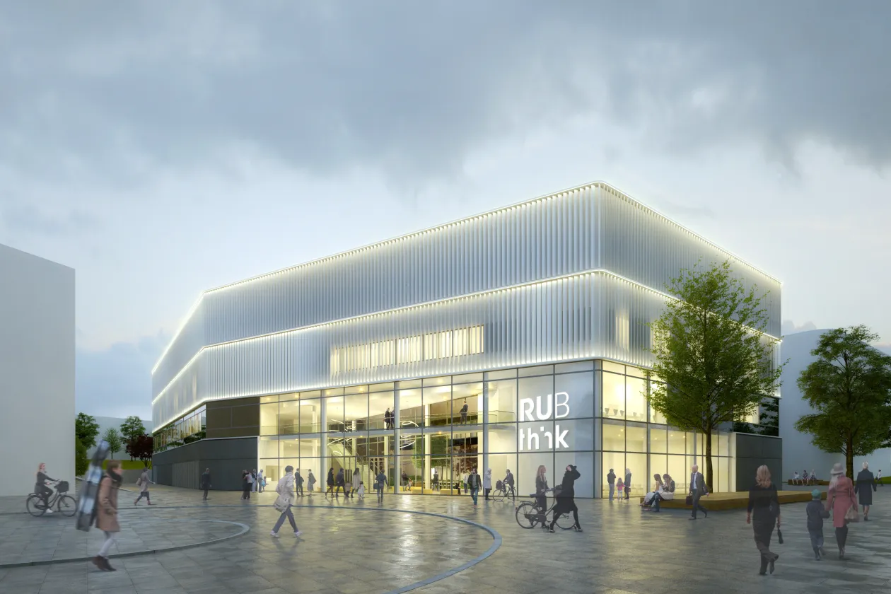 Visualisierung des Forschungsbaus THINK