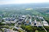 Ein Luftbild des RUB-Campus