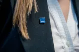 A RUB pin on a jacket