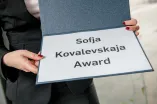A folder with the inscription Sofja Kovalevskaja Award