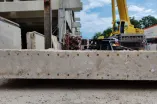Querschnitt durch eine Betonplatte