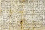Ein mittelalterliches Schriftstück