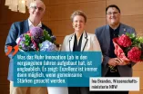 Wissenschaftsministerin Ina Brandes mit den Rektoren Manfred Bayer und Martin Paul