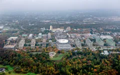 Ein Luftbild des RUB-Campus