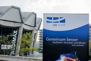 Roll-up der Universitätsallianz Ruhr vorm Audimax