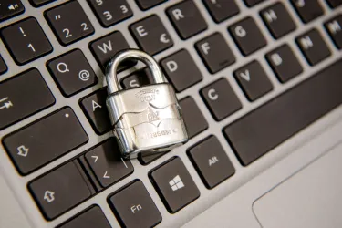 Schloss auf Tastatur