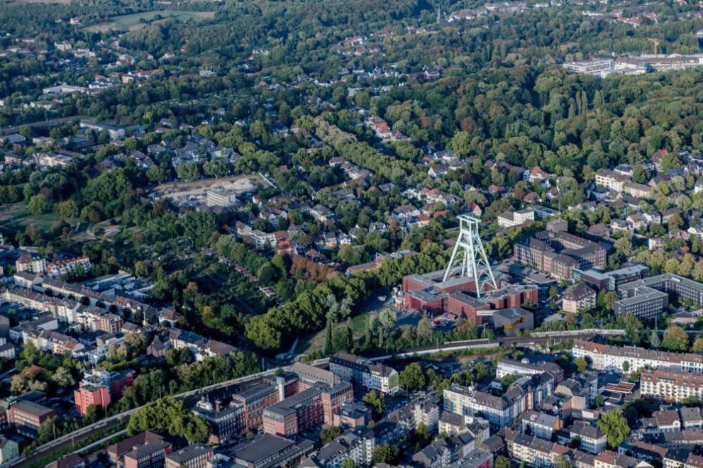 Luftaufnahme von Bochum