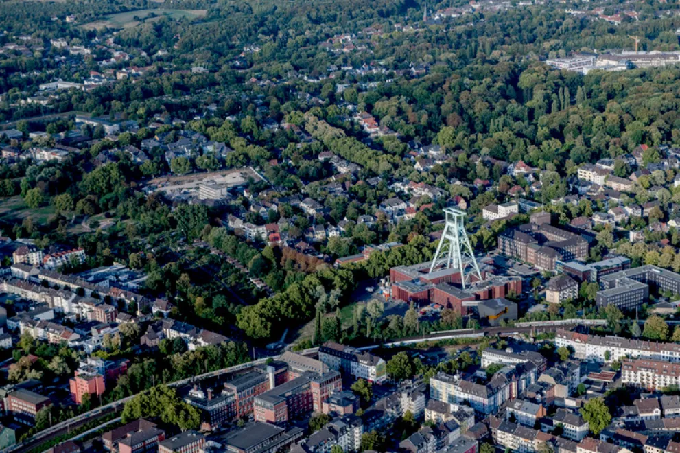 Luftbild der RUB