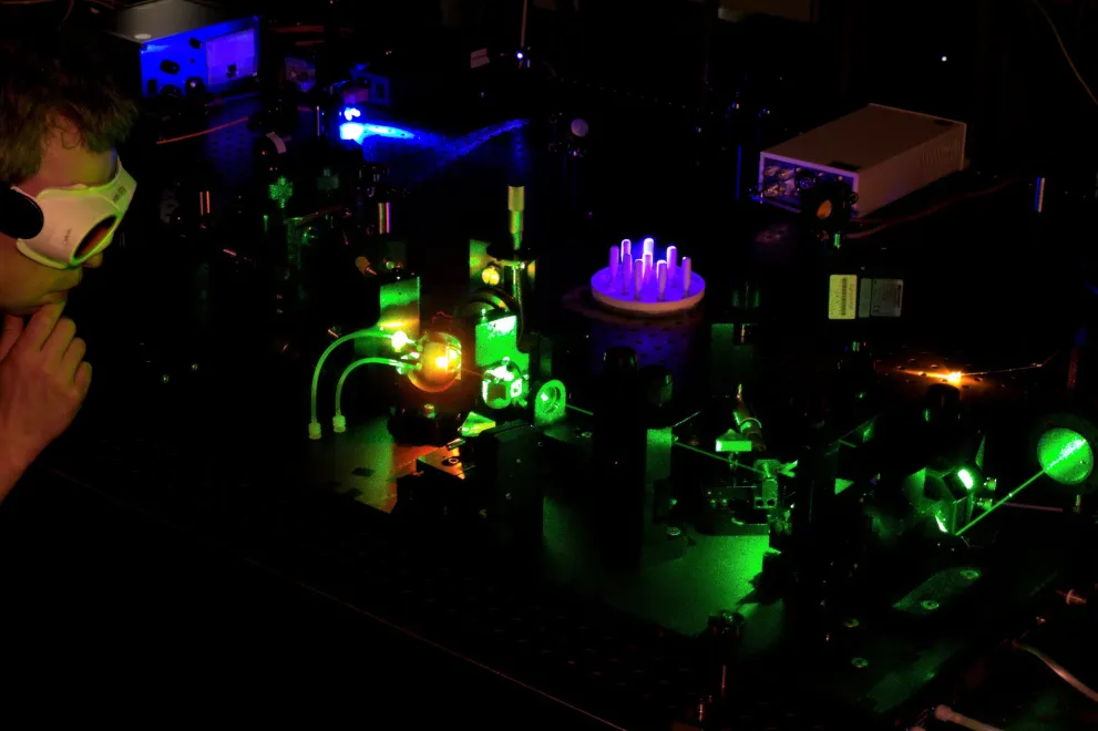 Bunte Laser