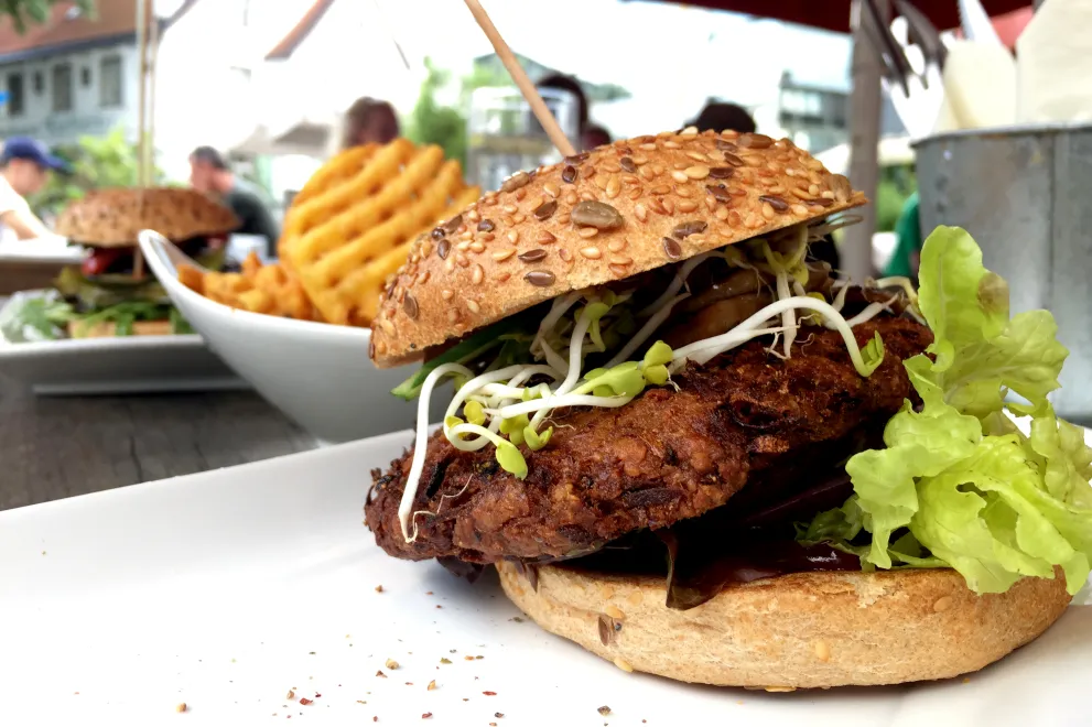 Vegetarischer Burger
